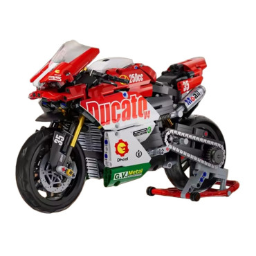 KIT DE BLOCOS DE MONTAR MACHINE PLAYER MOTO DUCATI 1/10 868 PEÇAS 88800